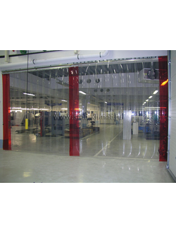 ПВХ завесы — межцеховая перегородка