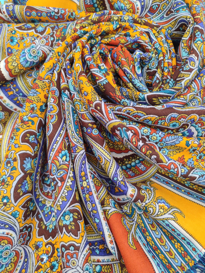 Павловопосадский платок Золотой петушок 1943-52