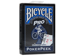 Карты для покера «Bicycle Pro», синяя рубашка