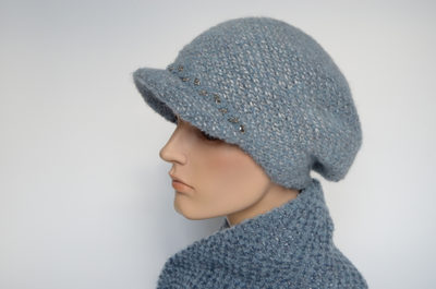 Vizio Италия 8035 S шарф голубой и кепка