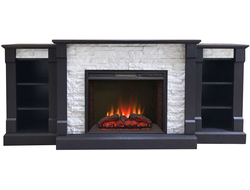 Электрокамин Моника LUX BL M2 с очагом Sparta 25.5 LED