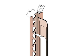 Профиль штукатурный с уплотнительной кромкой 6 мм 260 см Protektor Артикул: 37706