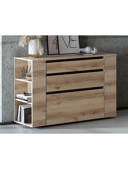 Берген комод Дуб делано/Венге