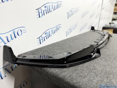 Сплиттер BMW 3 G20 узкий черный