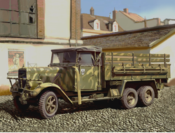 Сборная модель: (ICM 35466) Германский армейский грузовой автомобиль Henschel 33D1