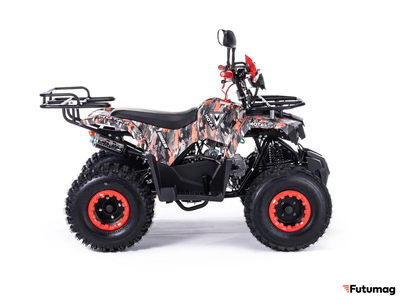 Квадроцикл Motax ATV Grizlik Super Lux 125 сс (AB) Красный-камуфляж