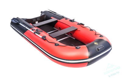 Лодка ПВХ Мастер Лодок Ривьера Компакт 3200СК "Комби" Красный / Чёрный