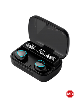 Беспроводные наушники с экраном зарядки