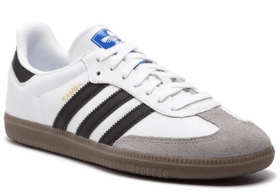 Adidas Samba Vegan White (Белые с черным) новые