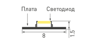 Лента Arlight RT-A98-8mm 24V CRI98 (10 W/m, IP20, 2835, 5m)