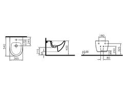 Подвесное биде Sento, 4338B003-1046