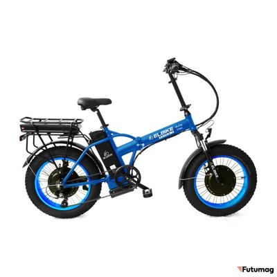 Электровелосипед Elbike Taiga 2 Twix 2000 синий