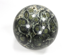 Шар Риолит «Яшма Kambaba», «Крокодиловая яшма», Мадагаскар (66 мм, 409 г) №37535