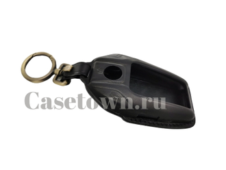 Чехол для ключа бмв Х3, Х4, Х5, Х6, Х7 с дисплеем (натуральная кожа)