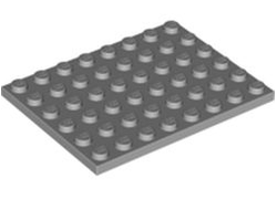 Plate 6 x 8, Light Bluish Gray (3036 / 4211408)