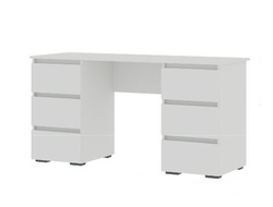 Детская ХЕЛЕН - Письменный стол ПС 02 Белый Шагрень/Белый Шагрень