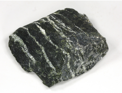 Хризотил-асбест, необработанный образец, Россия, КЧР, Урупский район, Беденский массив, м-ние Мощевая балка (57*47*23 мм, 77 г) №29879