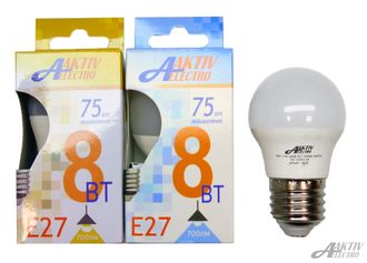 ЛАМПА СВЕТОДИОДНАЯ LED-Regular шар 8Вт Е27