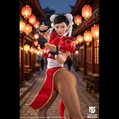 ПРЕДЗАКАЗ - Чун Ли в красном (серия Street Fighter)  - Коллекционная ФИГУРКА 1/6 Female Fighter Red Version (MS-015A) - STAR MAN ?ЦЕНА: 22500 РУБ.?