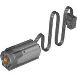 Electric, Motor 9V Power Functions M with Dark Bluish Gray Bottom, Light Bluish Gray (58120c01 / 4506083 / 4581862 / 6012286 / 6073376 / 6151440)