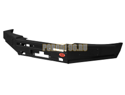 Передний силовой бампер без дуг серии Трофи на Mitsubishi L200 IV 2006-2014 (02.121.01)