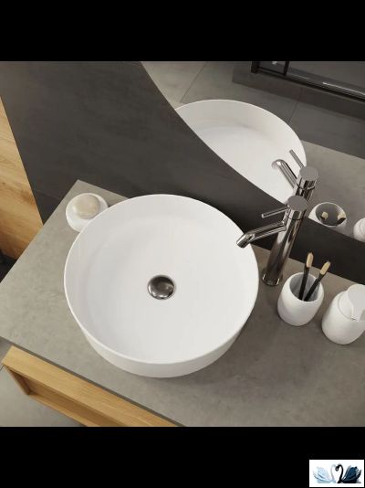 Раковина Creavit Loop LP145-00CB00E-0000 LP145 диаметром 45 см, глянец белоснежного цвета