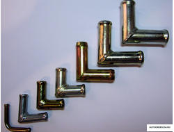 Трубка уголок 6х6мм металл.угол-90гр. арт. 20000153, цена за 10 шт.