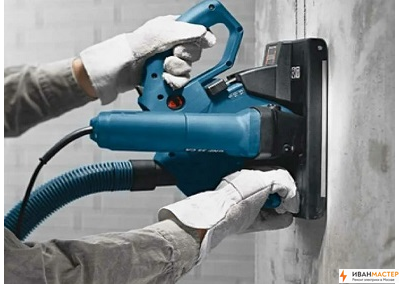 Штробление бетонных стен в квартире Москва ИВАНМАСТЕР