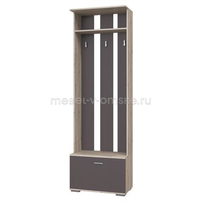 ЗБР047 Шкаф-вешалка Имидж. Размер: 700*2175*350