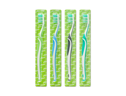 Новый Glister™ Универcальные зубные щетки для взрослых (мягкая жесткость щетины), 4шт.в упак.