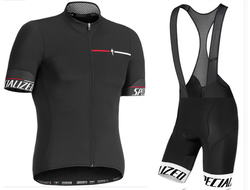 Велокостюм Specialized, майка, шорты с лямк., |XL|L|2XL|3XL|, черн.