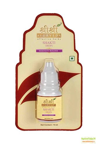 "ШАКТИ ДРОПС"- мощный иммуномодулятор, 10 мл, производитель Шри Шри Таттва; Shakti Drops Immunity Builder, 10 ml, Sri Sri Tattva
