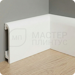 Плинтус из дюрополимера TeckWood ДП3 80х16х2000 мм. покрашенный в цвет RAL