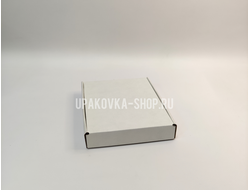 Коробка с откидной крышкой 140*185*27 мм БЕЛЫЙ