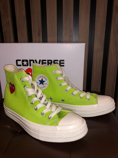 Converse cdg violet cheap