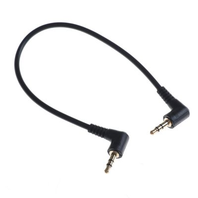 Стерео кабель TRS - TRS «мини джек / мини джек» (угловой L-type 3,5 мм), 18 cm (поштучно)