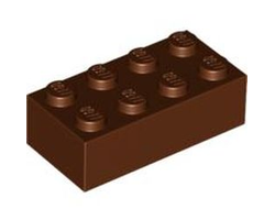 Brick 2 x 4, Reddish Brown (3001 / 4211201)