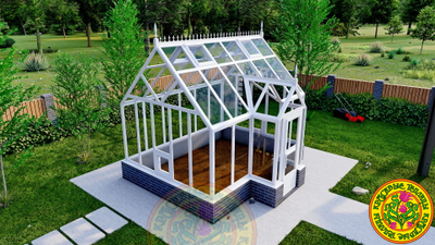 Елизавета S  4000 х 3000 теплица с тамбуром