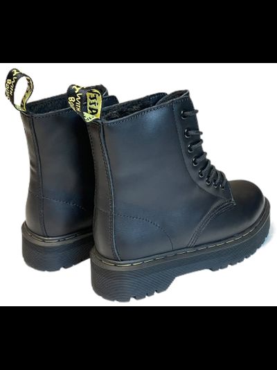 DR MARTENS JADON VINTAGE С ЧЕРНЫМ МЕХОМ БЕЗ МОЛНИИ