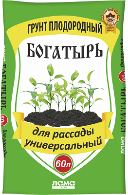 Грунт универсальный для рассады Богатырь 20л