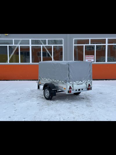 Прицеп «Спутник Expert» (2000х1300х480) увеличенный борт, оцинкованная рама, без подрамника ХИТ ПРОДАЖ!!!