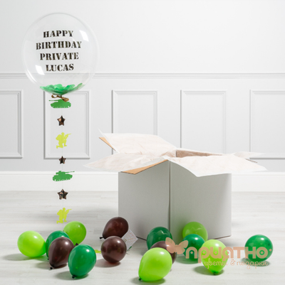 СЕТ ИЗ ВОЗДУШНЫХ ШАРИКОВ "КАМУФЛЯЖ"