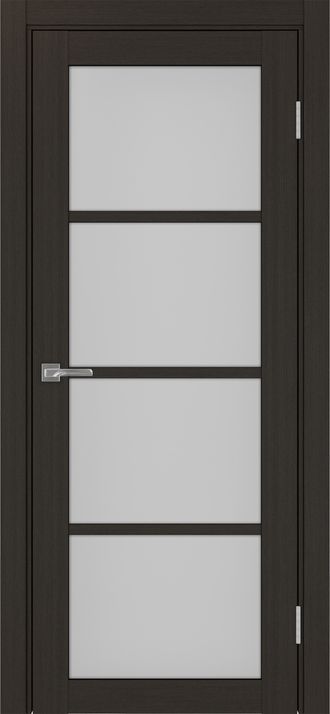Межкомнатная дверь "Турин-540" венге (стекло сатинато)