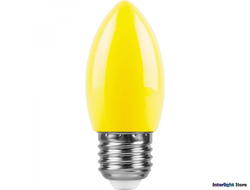 Feron LB-376 1w Yellow 230v 220° E27