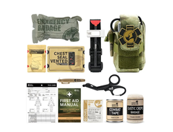 Аптечка тактическая первого эшелона Rhino Rescue EDC (ATACS-FG)