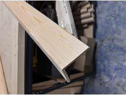 Угол деревянный клеёный 80х80 мм (3 метра)