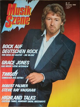 Music Szene Magazine December 1985 Peter Maffay, Nena, Иностранные музыкальные журналы, Intpressshop