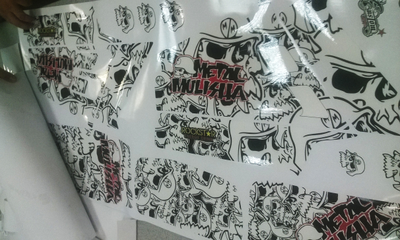 Наклейки на квадроцикл Yamaha YFZ 350 Banshee #545 metal mulisha