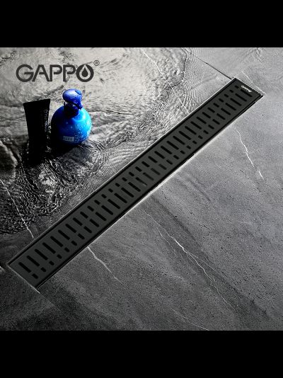 Душевой трап черный 70*800 мм GAPPO G86007-36