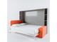 Горизонтальная шкаф-кровать с диваном "Гранада" 160х200 (модификация 4)
